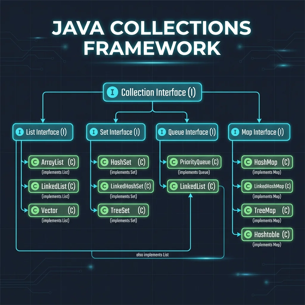 Java Collections Framework Hierarchy Diagram